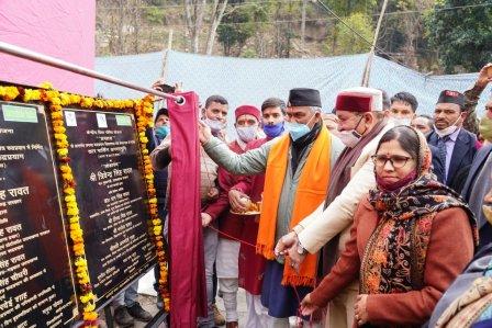 तिलवाड़ा में हिलांस का लोकार्पण, जखोली में सैनिक स्कूल का शिलान्यास