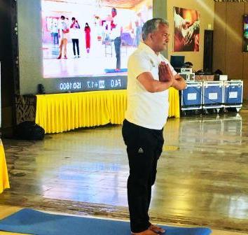 विश्व योग दिवस  पूर्व सीएम त्रिवेन्द्र ने योगा की अहमियत का दिया संदेश