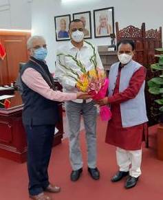 आपदा प्रबंधन मंत्री धन सिंह की केन्द्रीय गृह राज्य मंत्री से मुलाकात, दो एयर एम्बुलेंस की रखी मांग