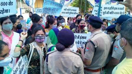 आदर्श सभा ने दिया पुलिस परिजनों के आंदोलन को समर्थन, कहा पे-ग्रेड बहाल करे सरकार