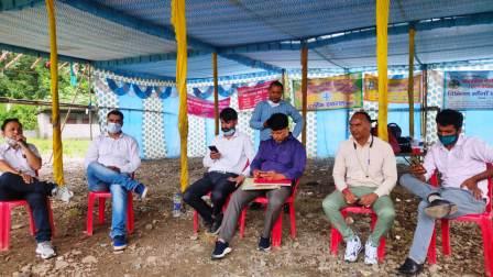 प्रशिक्षित बेरोजगार डिप्लोमा फार्मासिस्ट महासंघ का धरना 11वें दिन भी जारी रहा