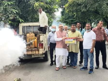 सीमाद्वार, इंदिरानगर क्षेत्र में चलाया गया फागिंग अभियान