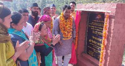 विकासः तेगड़ अच्छरीखूंट मोटर मार्ग के नवीनीकरण का शिलान्यास