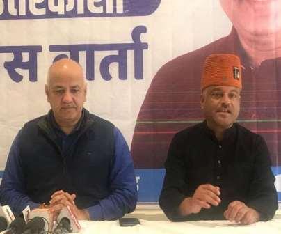 गंगोत्री से चुनाव लड़ेगे कर्नल कोठियाल, मनीष सिसौदिया किया ऐलान