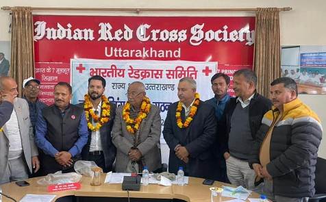 भारतीय रेडक्रॉस सोसायटी राज्य शाखा की नई कार्यकारिणी का चुनाव, कुंदन सिंह टोलिया चेयरमैन जबकि मोहन सिंह खत्री कोषाध्यक्ष बने