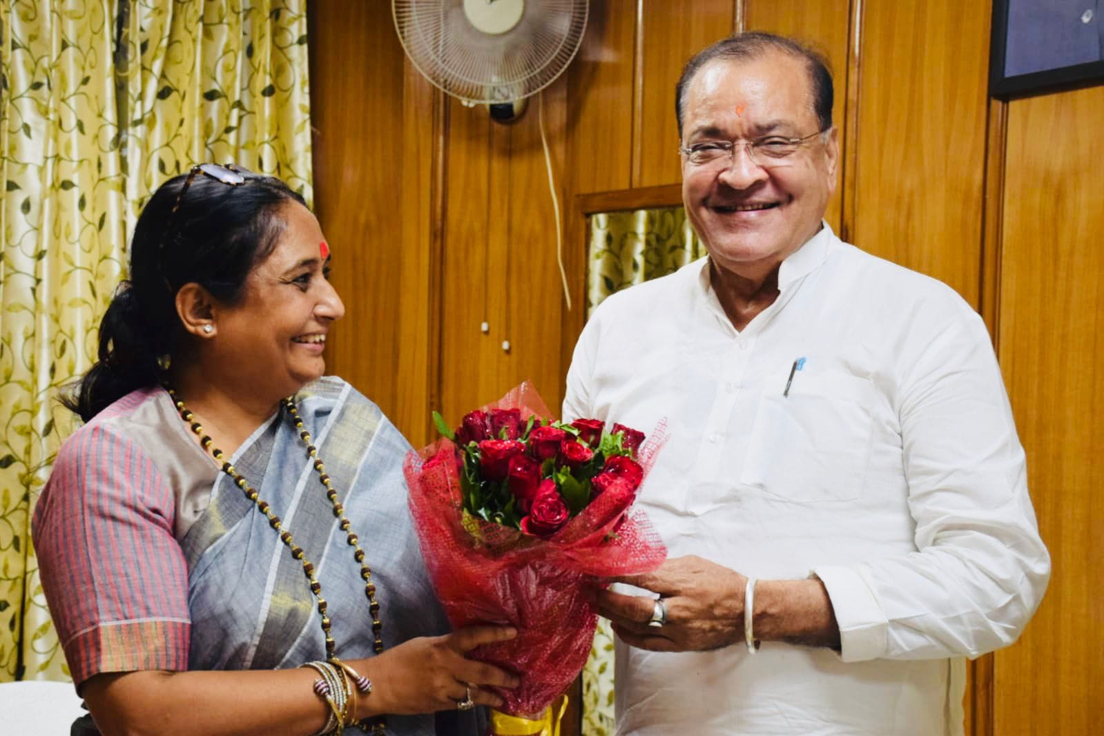 नेता प्रतिपक्ष यशपाल आर्य ने विधासभा स्पीकर से की शिष्टाचार भेंट