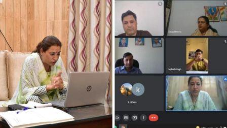 कैबिनेट मंत्री रेखा ने खाद्य विभाग के अफसरों से मांगी ‘अपात्र को ना, पात्र को हां, मुहिम की जानकारी