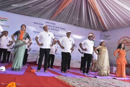 ऋषिकेशः केन्द्रीय मंत्री संजीव बालियान ने योगा कार्यक्रम में शामिल होने का किया आहृवान