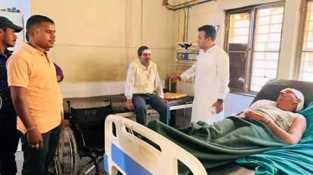 विधायक कंडारी ने पूछि घायलों की कुशल छेम