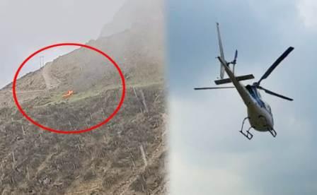 केदारनाथ के पास हैलीकॉप्टर क्रैश, हादसे में पायलट समेत छः लोगों की मौत