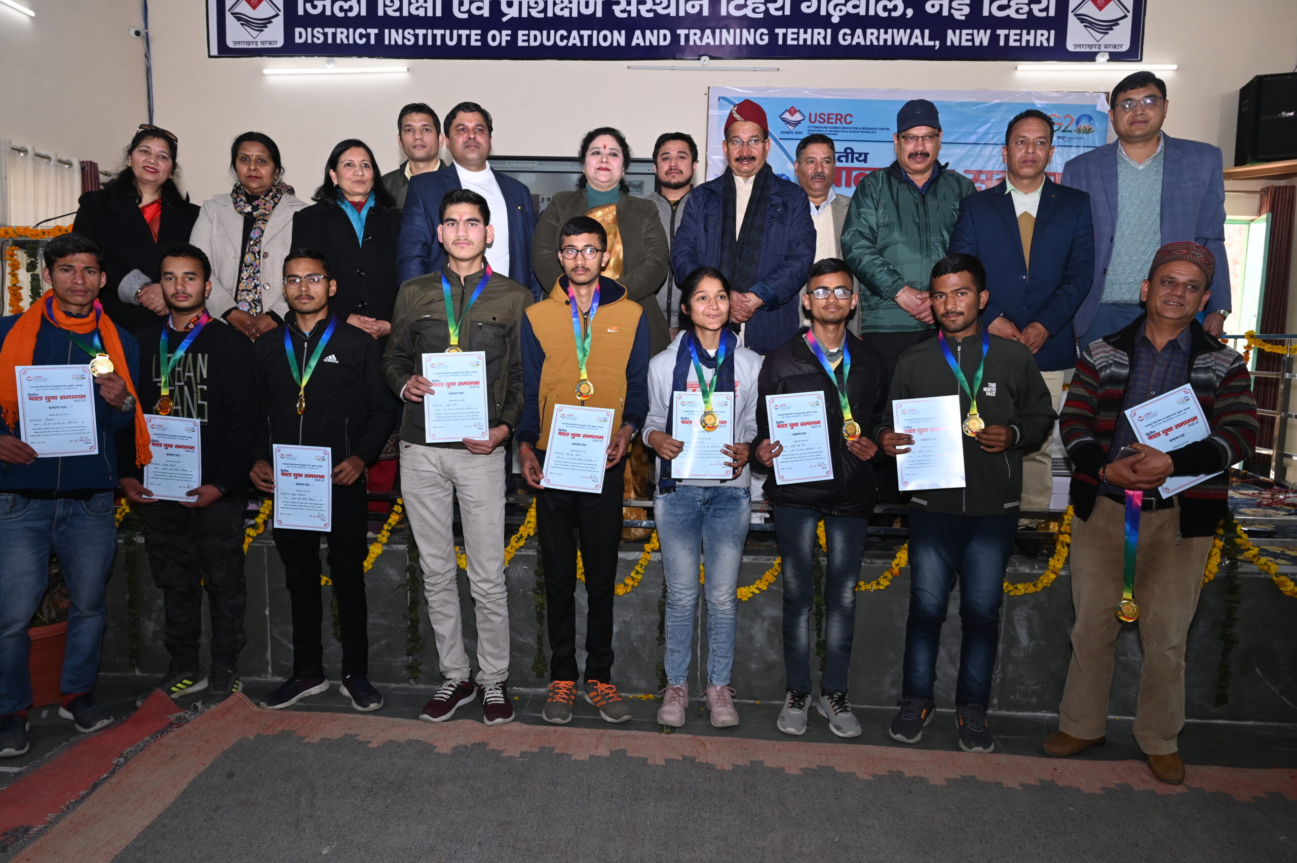 यूसर्कः नई टिहरी में किया गया द्वितीय बाल युवा समागम का आयोजन