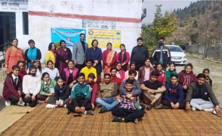 रायपुर मालदेवता डिग्री कॉलेज में सात दिवसीय एनएसएस शिविरि का शुभारम्भ