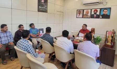 मंत्री गणेश जोशी ने मसूरी पेयजल पंपिंग योजना से सम्बन्धित विभाग के अधिकारियों के साथ की समीक्षा