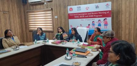 राष्ट्रीय बाल स्वास्थ्य कार्यक्रम एवं राष्ट्रीय किशोर स्वास्थ्य कार्यक्रम की समीक्षा बैठक हुई संपन्न