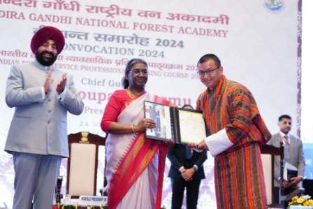 राष्ट्रीय वन अकादमी के 54वां दीक्षांत समारोह सम्पन्न, 99 अधिकारी पास आउट हुए