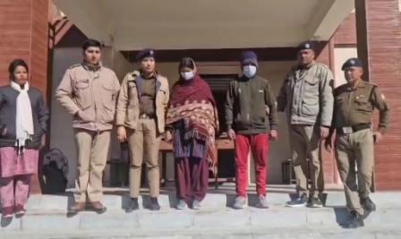 बहू और उसके प्रेमी को पुलिस ने किया गिरफ्तार, सास की हत्या का करने का है आरोप