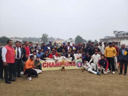केदार एकादश ने जीता जनपदीय सीनियर लीग का फाइनल